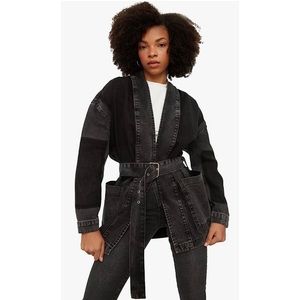 Trendyol denim shirt collar jacket